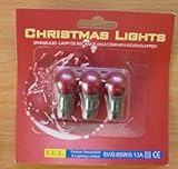 Please note if the base doesnt fit you can just bend the wires down and swap the base with your base so the spare bulbs fit in your light set. Please note we only have the spare bulbs that are listed, we do not stock any other types.