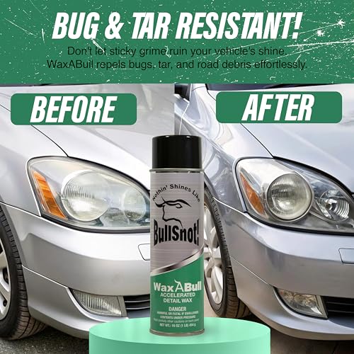Cera líquida para autos Bullsnot WaxABull 16oz miniatura 3