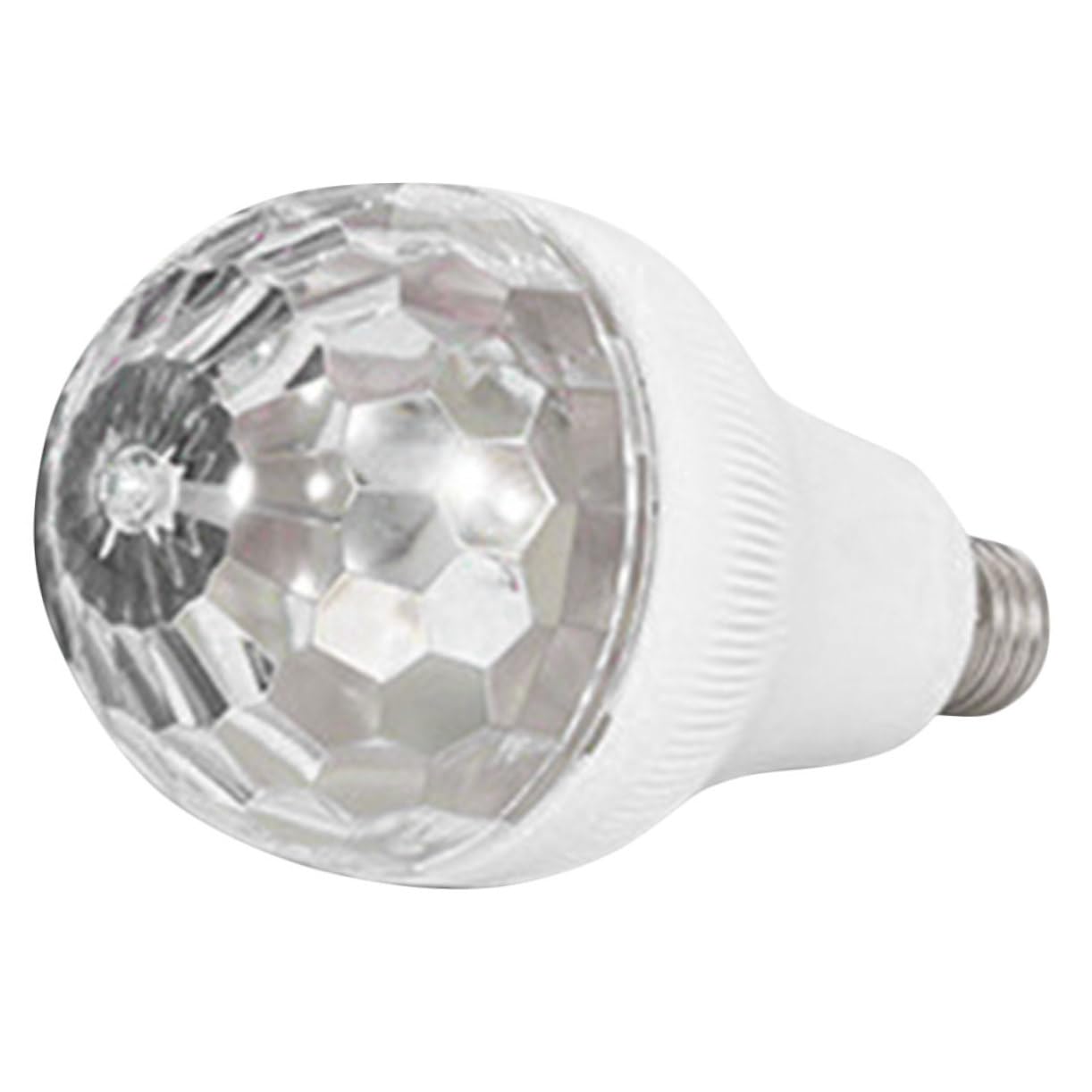 DIYEAH RGB Disco Light Bulb Rotating Ambient Lamp for Festive Events Party Gatherings Ktv Color Changing Effects for Dance Parties Easy Installation Vibrant Lighting Decor