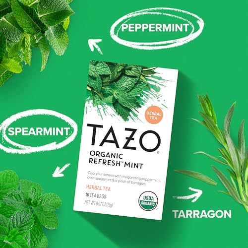 Té en saquitos variedad menta y verde 16 unidades miniatura 5