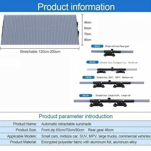 Parasol Ford Focus protector solar retráctil para evitar el calor al aparcar en verano 4