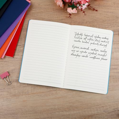 Carnet ligné A5 lot de 30 cahiers en 10 couleurs pour notes d'étudiants