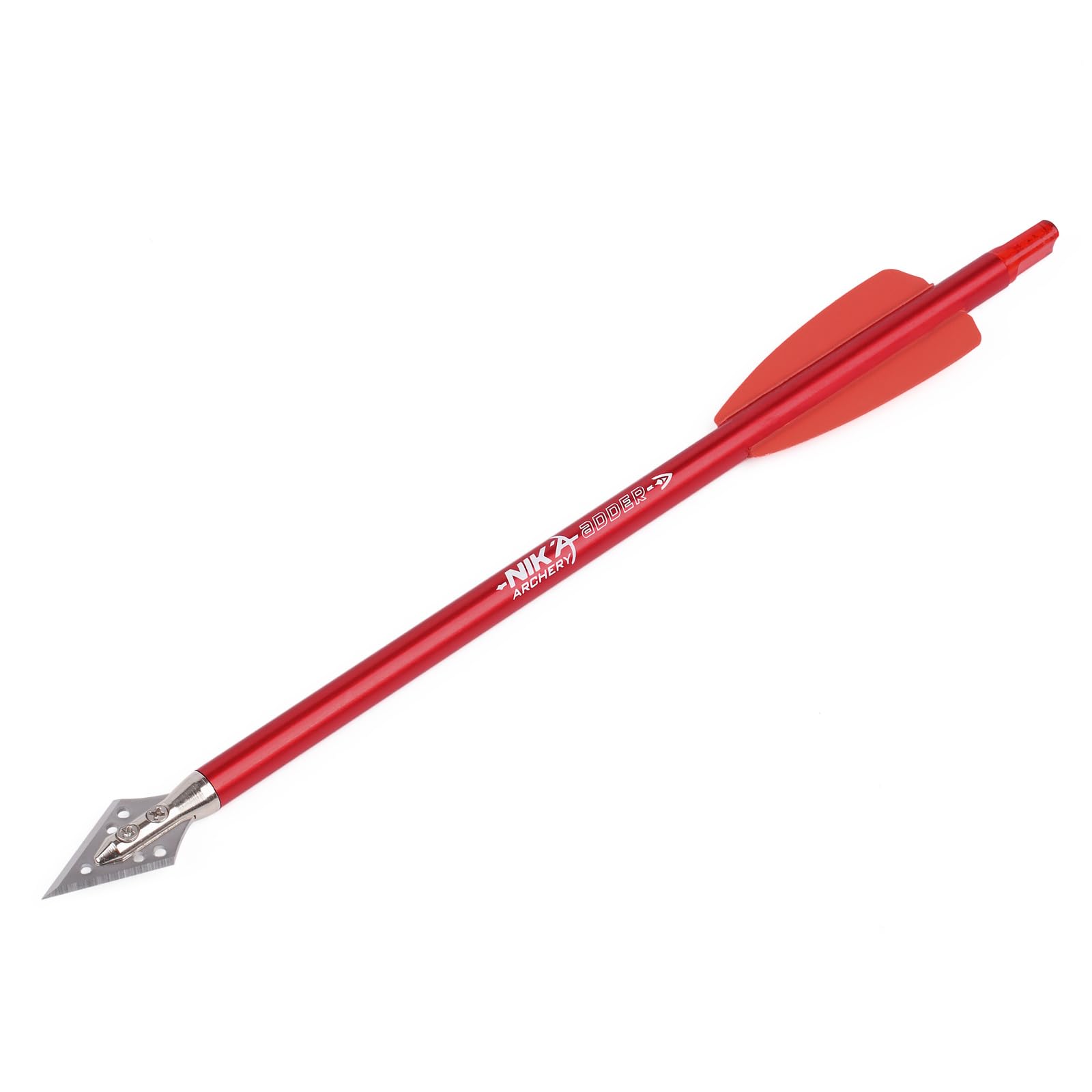 Frecce per Balestra bullone in Alluminio da 7,5" per Sistema Adder Cobra con Ali da 2" per tiro con L'Arco al Bersaglio