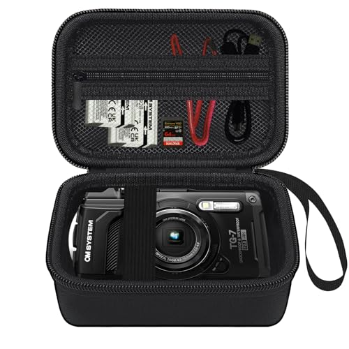 Funda rígida para cámara Olympus Tough TG-7 negra miniatura 2