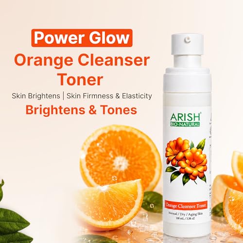 Image of ARISH BIO-NATURAL AF Orange Cleanser Toner 100ml | Refreshing & Rejuvenating Toner for Clean, Glowing Skin | Long‑Lasting Oil Control, Helps Reduce Pimples & Soothes Sun‑Stressed Skin