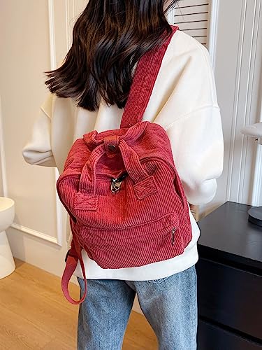 Image of MaxxCloud Vintage Denim Laptop Backpack Casual Canvas Daypack Handbag Purse Lightweight Rucksack Shoulder Bag
