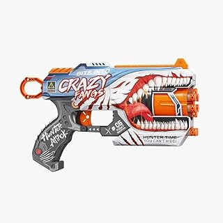 مسدس إسفنجي من Next Store بتصميم فم وحش مفترس، قاذفة سهام ناعمة وآمنة، مثالية لألعاب الحركة والمغامرات، تصميم جذاب للأطفال يعزز التخيل.