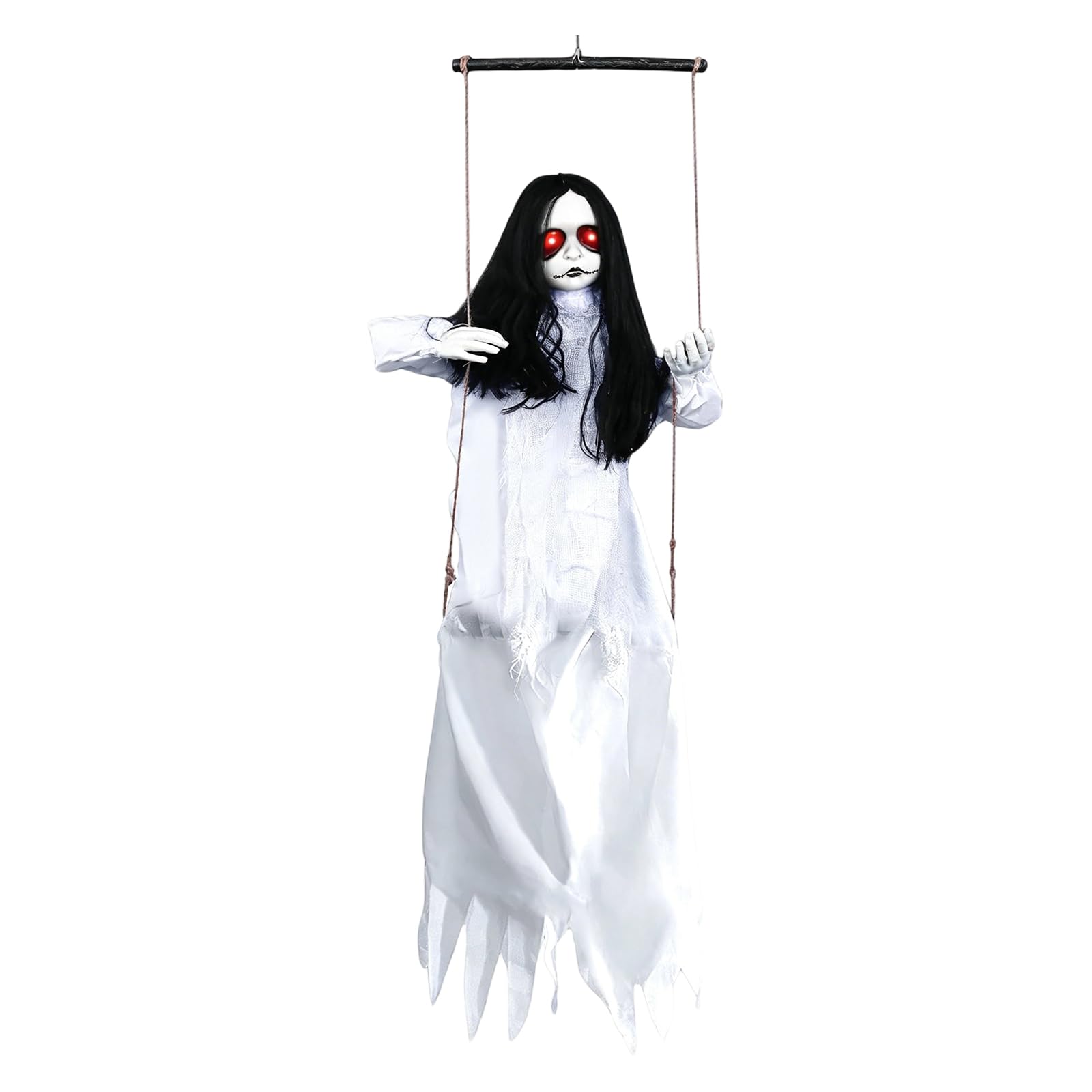 Btgghytr Halloween Specter Decoration Realistic Fabric Hanging Scary Props Eerie Halloween Decors for Party Haunting House Decors Scary Specter Props