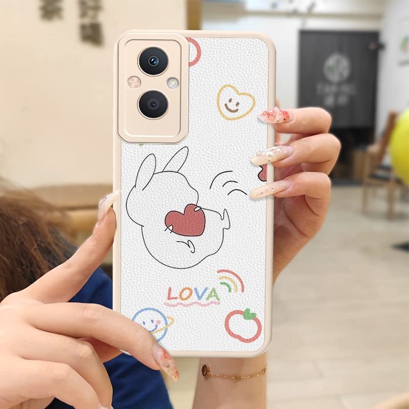 protective texture Lulumi Phone Case for OPPO A96 5G/Reno7Z 5G/Reno7 Lite/F21 Por 5G, lambskin soft shell advanced anti-fall airbag The New taste youth couple Back Cover cute dust-proof, 5
