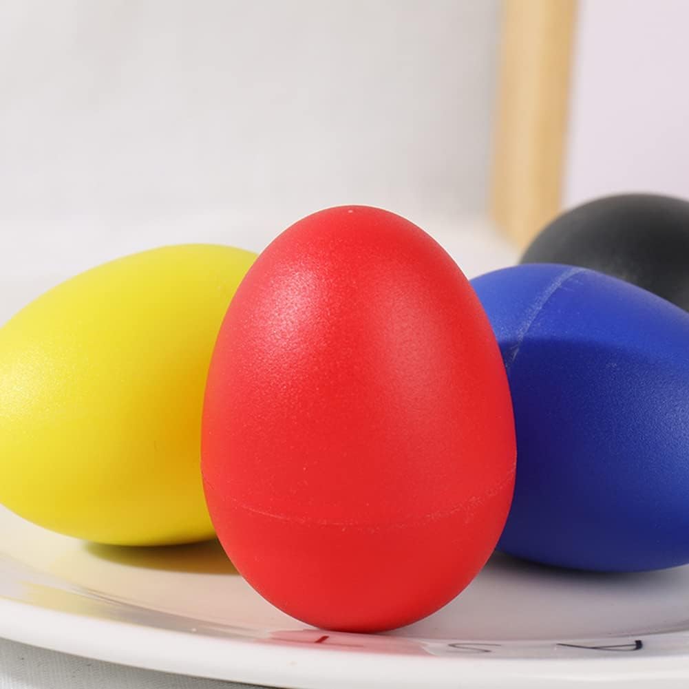 Œufs Musicaux Shaker - Lot De 10, Maracas En Plastique, Éveil Musical Enfants, Couleurs Aléatoires