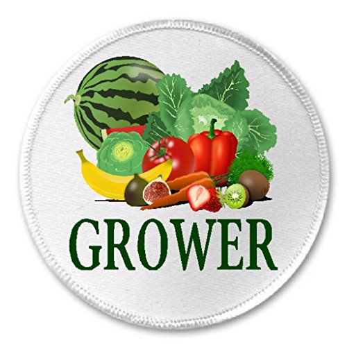 Grower Fruits And Vegetables - 3' Sew Iron On Patch Produce Garden Health