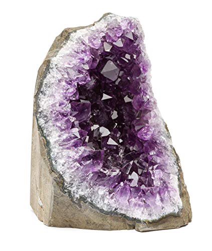 DesertUSA Uruguayan Amethyst Cut Base from Basalt