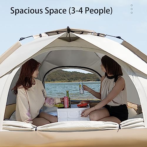 Carpa de campamento para 3-4 personas, impermeable y cortaviento miniatura 5
