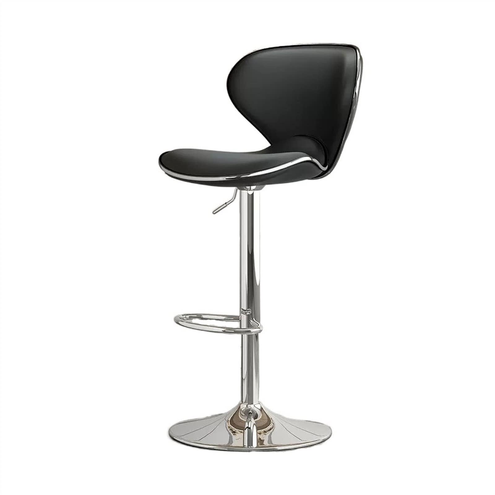 Chaise de bar réglable en hauteur avec dossier ergonomique pour îlot central
