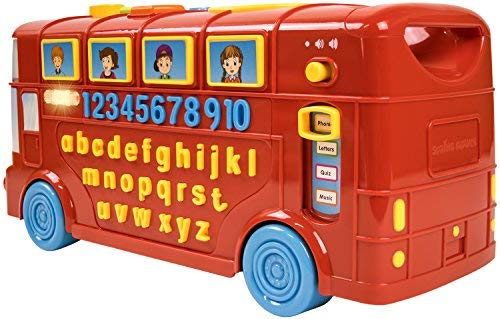 CoolToys My First Learning Bus | School Bus for Babies, Toddlers, Kids | Educational, Sensory Fun with Letters, Numbers, Words, Colors | Learning Playtime with Music + Lights