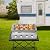 4 Burners Portable Gas Grill Tabletop Smokeless Stainless Steel Gas BBQ Grill with Griddle Independent Ignition,Propane LPG Grill for Outdoor Camping Picnic Kitchen (22.8 * 15.7 * 7.9in- 4 Burners)