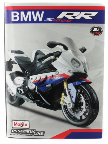 Tobar 1:12 Scale Mc BMW S1000Rr Diecast Model Bike Kit, Farblich Sortiert, Mittel - Image 3