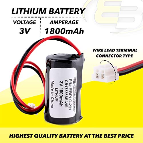 Exell Lithium Plc Computer Backup Battery, Replaces Comp-221, Energy Plus Plc-221, And Modicon 990Xcp98000 (3 Volts) #TOP5