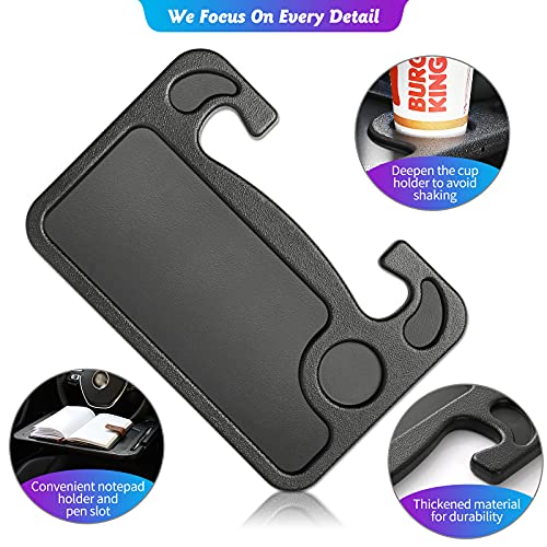 Cutequeen Trading car 1pcs Eating/Laptop Steering Wheel Desk Black(Pack of 1) - Thumbnail 4