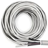 FairySandy 75' 1-1-1-3 SER Aluminum Service Entrance Cable - 1 AWG 3-Conductor with Ground, 600V, 100 Amp, XHHW-2 Insulation, Gray PVC Jacket, Direct Burial Underground Wire for Mobile Homes