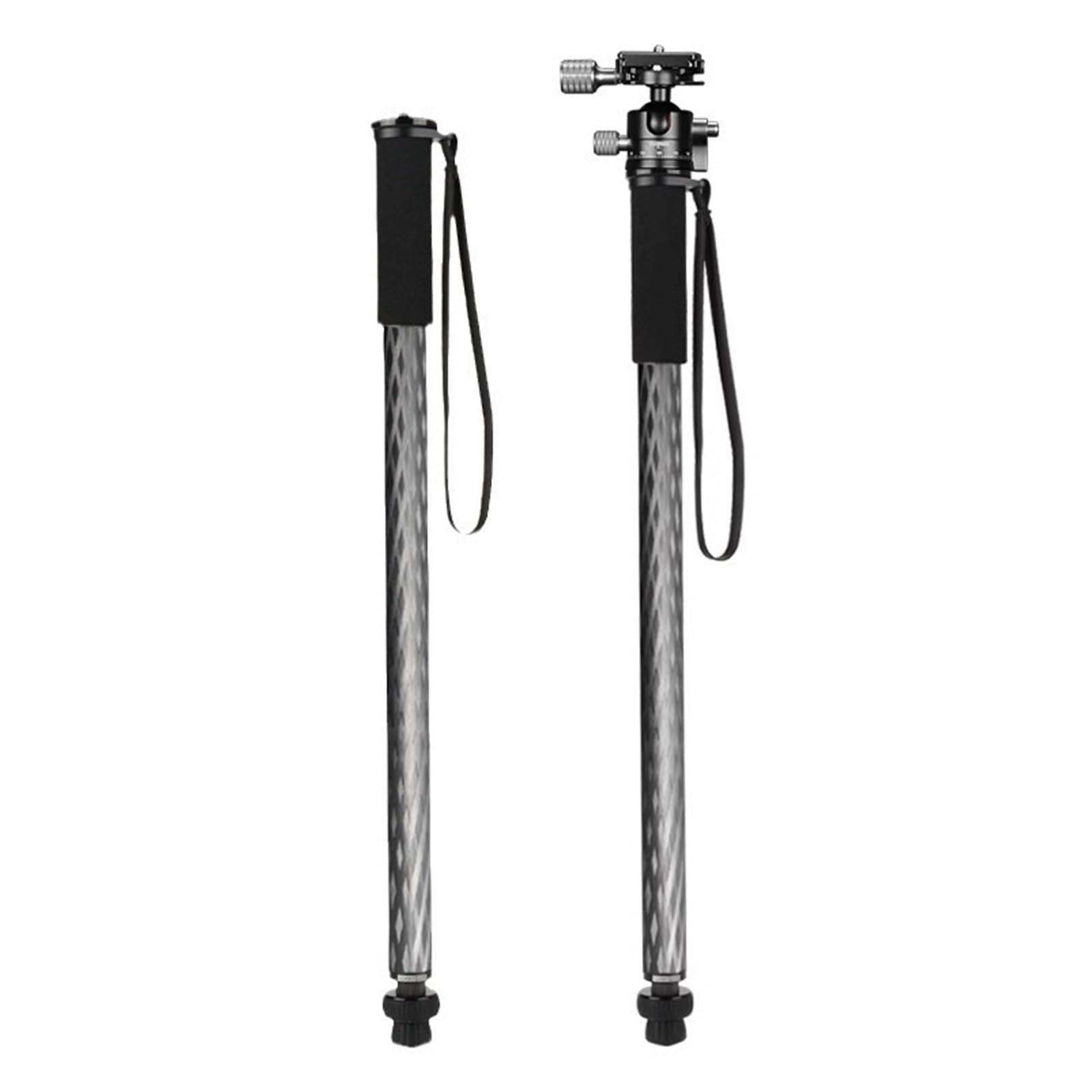 Fotografia monopiede portatile 4 sezioni lunghezza regolabile per viaggio con 10 kg di carico funzionale come bastone da trekking supporto fotocamera professionale