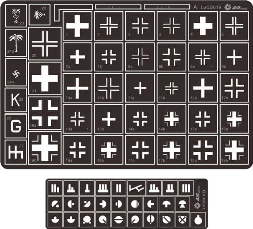 Amazon Co Jp Wwii ドイツ軍 クルスク シタデル作戦 鉄十字 師団マーキングテンプレート Lw Wwii German Cross Unit Markings Of Operation Citadel