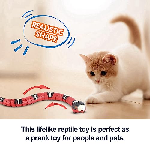 Jouet de serpent à détection intelligente interactif pour chat - 3