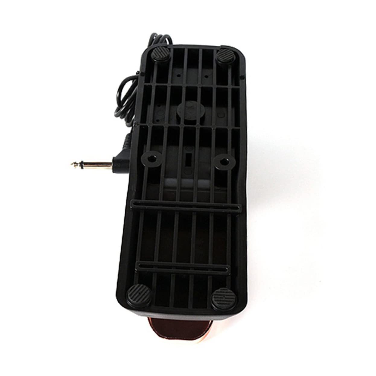 Pedal de Sostenido de Piano para Teclado Electrónico, ABS y Metal Dorado | Compatible Piano Eléctrico y Teclado, Accesorio de Pie para Sostenido, Sonido Suave y Respuesta Estable