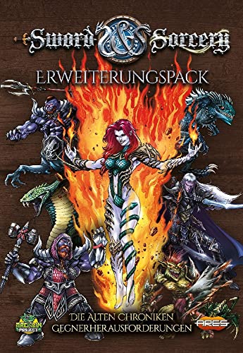 Ares Games, Sword & Sorcery: Die Alten Chroniken – Gegnerherausforderungen, Erweiterung, Expertenspiel, Dungeon Crawler, 1-5 Spieler, Ab 13+ Jahren, 30 Minuten je Spieler, Deutsch