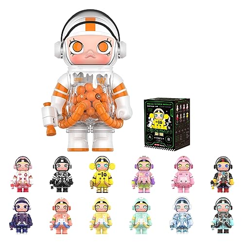 POP MART MEGA Space Molly 100% 2-B Blind Box Figures, Random Desi...