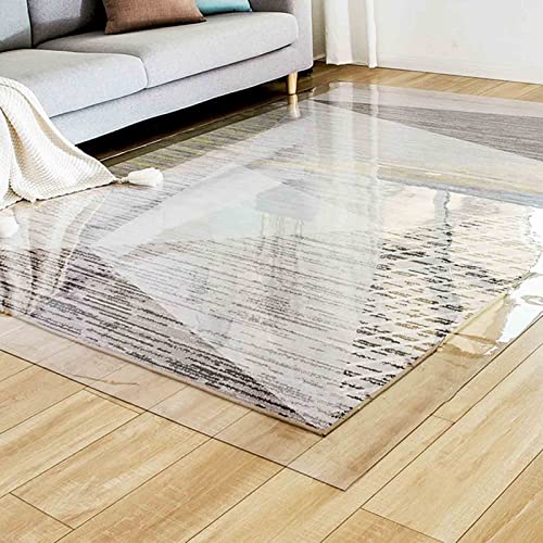 Pvc Clear Office Chair Mat For Hard Floor Office Chair Mat For Hardwood Floor 1.5Mm Thick Plastic Table Protector Anti-Slip Wear-Resistant And Easy To Clean Flat Without Curling ( Color : Transparent #TOP2