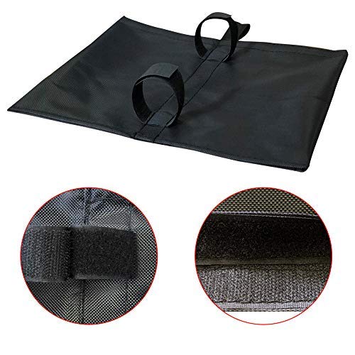 Keymaya Canopy Weight Bags for Pop up Canopy Tent, Sand Bags for Instant Outdoor Sun Shelter Canopy Legs,Sand Bags Without Sand (4pcs)