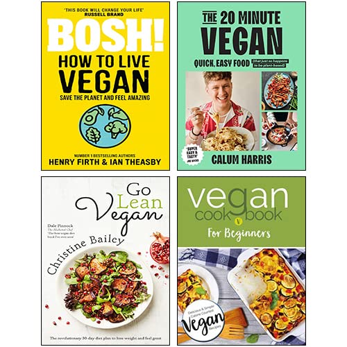 The 20Minute Vegan [Hardcover], Go Lean Vegan, Vegan Cookbook For