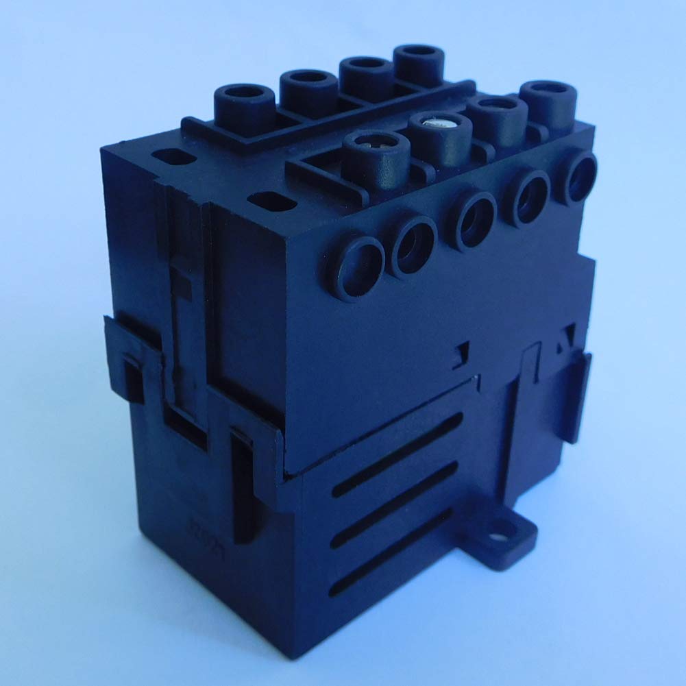 KEDU JD4 - Relè elettromagnetico industriale a 10 poli, interruttore elettromagnetico con protezione da interruzione di corrente e bassa tensione, 5 NO 400 V 16/12/8 A 50 Hz