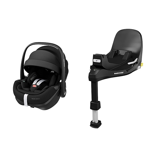 BebĂȘ Conforto Maxi-Cosi, Pebble, com Base Familyfix, Giro 360° Isofix, Essential Black BebĂȘ Conforto Maxi-Cosi, Pebble, com Base Familyfix, Giro 360° Isofix, Essential Black