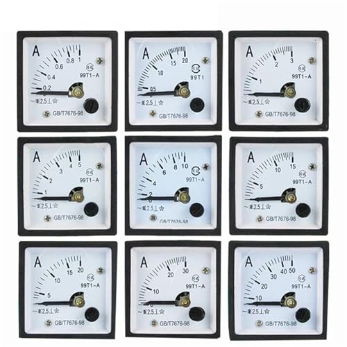 Ampèremètre CA 99T1 indicateur analogique pour panneau 250A