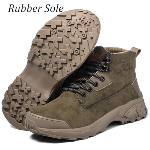 Image of Nutropa Steel Toe Boots for Men Women, Lightweight Work & Safety Shoes Outdoor Protection Footwear Puncture Proof Industrial and Construction Shoes