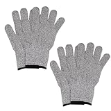 2 Paar Schneiden Schutzhandschuhe Arbeit Handschuhe Geschnittene Handschuhe Schutzhandschuhe Atmungsaktive Hohe Leistungen HPPE Materialhandschuhe