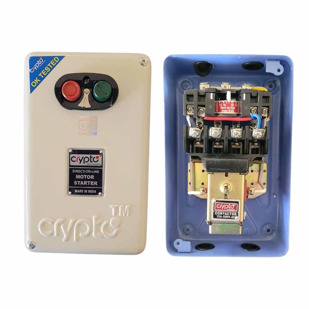 Crypto DOL Starter | Crypto Motor Starter | 3 Phase Starter (Relay Size - 9/14) (B0CPBV99RK) Amazon Price History, Amazon Price Tracker