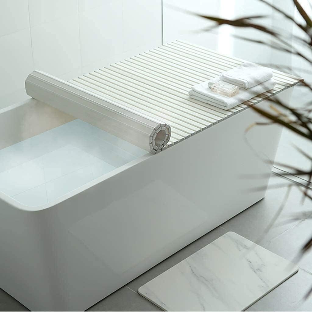 Bathtub Cover Bathtub Cover Anti- dust Dust Board Bathtub Insulation Cover PVC Foldable Bathtub Cover Bathtub Cover (Size : 160751.2cm) (140 * 80 * 1.2cm)