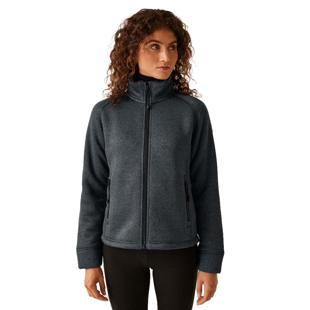 Regatta Womens/Ladies Emilide Full Zip Fleece Jacket (10 UK) (Seal Grey)