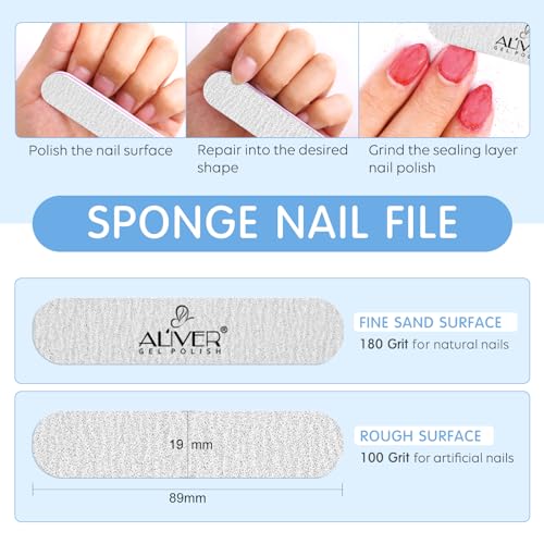 Gel Nail Polish Remover Kit, Gel Remover Gel Acrylic Nail Polish Remover, Easily & Quickly Removes Soak-Off Gel Polish in 1-3 Minutes, Not Hurt Nails (1PCS BLUE COLORFUL SET) - Image 6