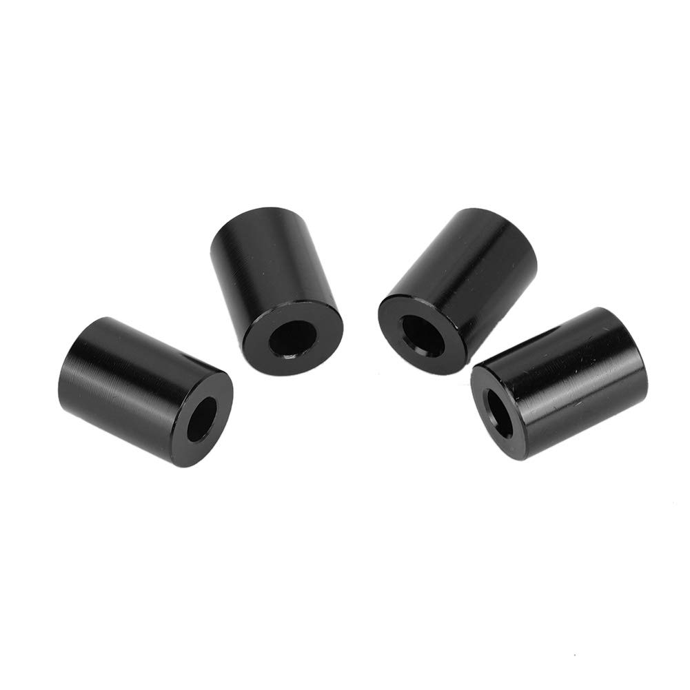 Podstawka Dystansowa Maski, Podpórka Wentylacyjna Maski Silnika Samochodu ze Stopu Aluminium, Pasująca do Silnika 6mm (BLACK)