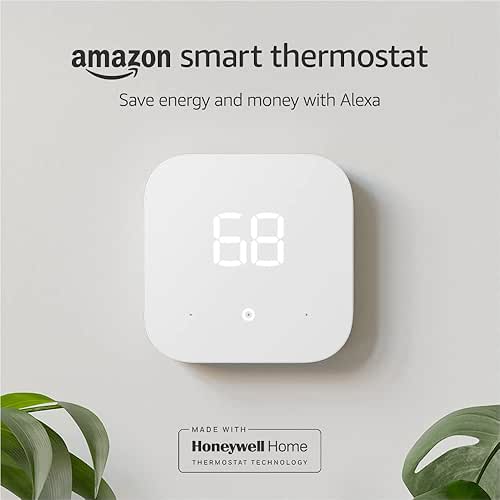 Like-New Amazon Smart Thermostat – ENERGY STAR certified, DIY install,