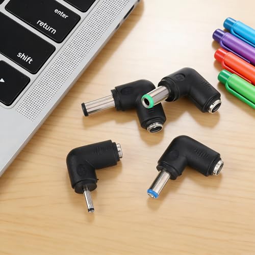 Conector de ángulo recto 5.5x2.1mm 4 piezas miniatura 4