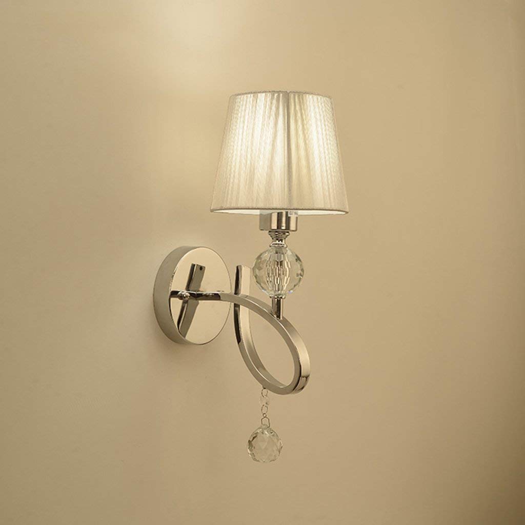 Luces de pared Pared de cristal Fondo de sala de estar Luces de pared Led Lámpara de noche de dormitorio minimalista moderno,Luz blanca llevada