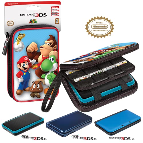 Game Traveler Nintendo 3DS XL or 2DS Character Art Case - Compatible with Nintendo 3DS, 3DS XL, 2DS, 2DS XL, New 3DS, 3DSi, 3DSi XL - Includes Game Card Pouch - Licensed by Nintendo