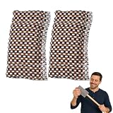 Toddmomy 2 Pack Pool Cue Slicker, Billiard Cue Shaft Cleaner & Burnisher, Snooker Stick Cleaning Cloth for Removing Chalk Dirt, Wood Shaft Polishing & Maintenance