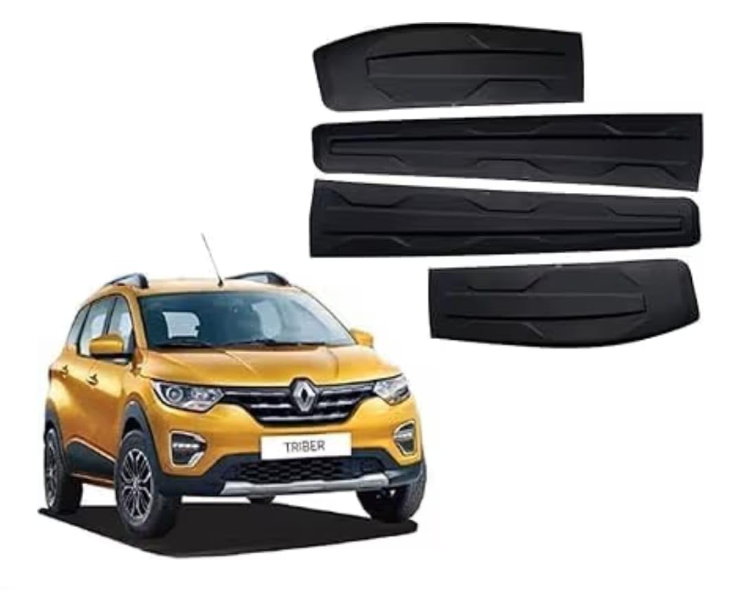 Side Door Beading Compatible with Renault Triber – Alpha Black Door Cladding Protector, Set of 4-image-26