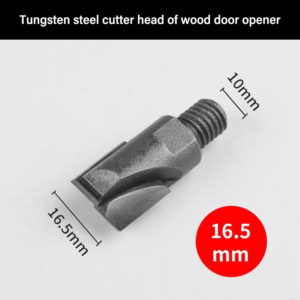 10mm Schaft 16,5-30MM Schraube Gewinde Holz Türschloss Stoßen Fräser CNC Boden Reinigung Router Bit Holzbearbeitung Fräsen werkzeuge(16.5MM)